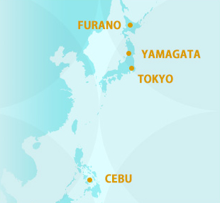 カリカワ縫製工場地図